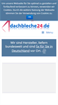 Mobile Screenshot of dachbleche24.de